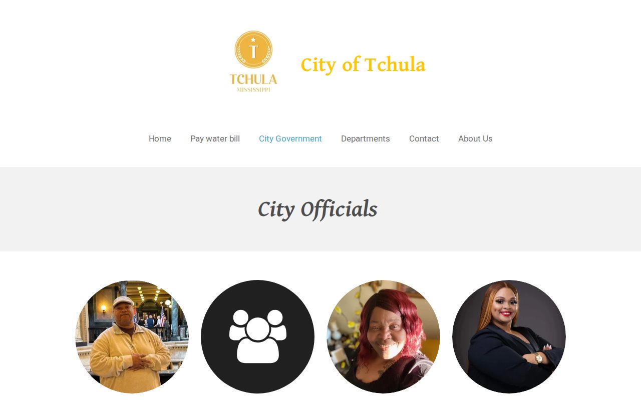 Tchula Police Department city-government context for Tchula arrest records